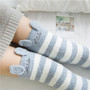 Kawaii Fuzzy Totoro Stockings Thigh High Socks #JU2058