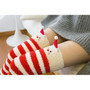Kawaii Christmas Warm Fuzzy Stockings Thigh High Socks [2 Styles] #JU2059