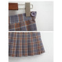 Kawaii Harajuku Style High Waist Plaid Mini Skirt [3 Colors] #JU2049