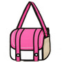 Kawaii 2D Anime Drawing Messenger Bag [5 Colors] #JU1826