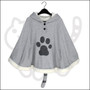 Kawaii Neko Atsume Cloak Kitty Cat Fleece #JU1793