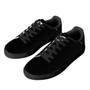 Olanquan Sneakers Black Low Top Leather Sneakers