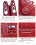Women's Designer Cowhide Leather Wallets