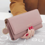 Women Long Faux Leather Wallet