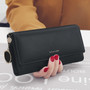 Women Long Faux Leather Wallet