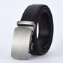 Automatic Buckle Leather Waist Strap Belts