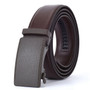 Automatic Buckle Leather Waist Strap Belts