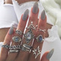 Vintage Bohemian Ring Set