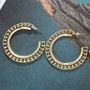 Hollow Out Hoop Earrings