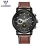 CADISEN Air Watches leather strap Pilot watches