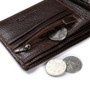 Men Leather Wallets with Coin Pocket