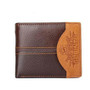 Men Leather Wallets with Coin Pocket