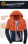 Men's Windbreaker Casual Jacket with Hood