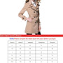 Women Double Breasted Trench Coat