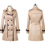 Women Double Breasted Trench Coat