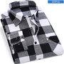 Men's Flannel Long Sleeve Plaid Shirt