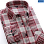 Men's Flannel Long Sleeve Plaid Shirt