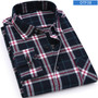 Men's Flannel Long Sleeve Plaid Shirt