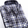 Men's Flannel Long Sleeve Plaid Shirt