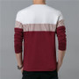 Men's Slim Fit Long Sleeve O-Neck T Shirt