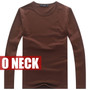 Men's Slim Fit Long Sleeve V-Neck T-Shirt