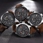 Pagani Leather Tourbillon Watch Automatic Mechanical Steel Wristwatch