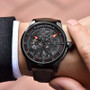 Pagani Leather Tourbillon Watch Automatic Mechanical Steel Wristwatch