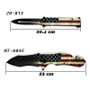 Outdoor Mini Camping 3D Printing Skull American flag Stainless Handle Survival Knife Multifunction Outdoor Tactical Rescue Tools