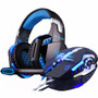 Gaming Headsets KOTION EACH G2000 Deep Bass | Gaming Headset + Gaming Mouse Bundle