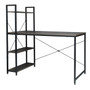 Computer Office Desk Workstation 4 Shelves for Storage Study Writing Desk Computer PC Laptop Table Dining Gaming Table for Home