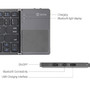 Portable Folding Bluetooth Wireless Rechargeable Keyboard