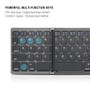 Portable Folding Bluetooth Wireless Rechargeable Keyboard