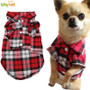 Pet Dog Clothes for Dog Soft Summer Plaid Dog Vest Clothes For Small Dogs Chihuahua Cotton Puppy Shirts T shirt Cat Vests