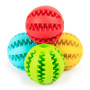 New Pet Dog Toy Interactive Rubber Balls Pet Dog Cat Puppy Chew Toys Ball Teeth Chew Toys Tooth Cleaning Balls Food