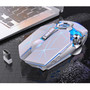 Gaming Mouse Rechargeable Wireless Silent Mouse LED Backlit 2.4G USB 1600DPI Optical Ergonomic Mouse Gamer Desktop For PC Laptop