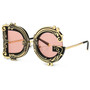 Luxury High Quality Punk Wrap Sunglasses Women Vintage Gothic Shades Sun Glasses Men Oculos Feminino Lentes Gafas De Sol UV400