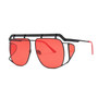Vintage Oversized Sunglasses Women Metal Square Sun Glasses For Men Female Steam Punk Shade Eyeglasses Eyewear Gafas de sol