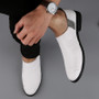2020 new fashion men's shoes casual genuine leather cow loafers male classics black white slip on shoe man driving shoes for men