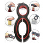 6 in 1 Multi Function Can Beer Bottle Opener All in One Jar Gripper.