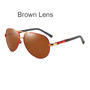 luxury Sunglasses Polarized Men's high quality uv400 Anti Glare womens Sun glasses Brand designer Retro fashion Driving pilot