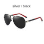 luxury Sunglasses Polarized Men's high quality uv400 Anti Glare womens Sun glasses Brand designer Retro fashion Driving pilot