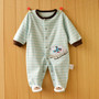 Green Polar Bear Rompers with Footies