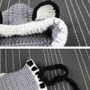 Gray Winter Children Handmade Knitted Hat & Scarf