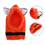 Fox Winter Children Handmade Knitted Hat & Scarf