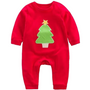 Embroidered Christmas Tree Romper