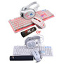 GAMING KEYBOARD - YESIDO 4Pcs/Set K59 Mechanical Wired USB Keyboard Illuminated Gaming Mice Mouse Pad Mat Headphone Desktop Backlight Headset Kit