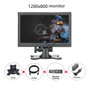 GAMING MONITOR - JOHNWILL - 10.1 inch lcd full hd Portable computer monitor pc ips 1920*1200 display screen With BNC AV VGA HDMI mini small gaming monitor