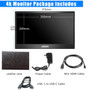 Portable monitor pc 15.6 inch 1080P 4K lcd hd ips display HDMI USB Type C gaming monitor screen for laptop phone PS4 switch XBOX