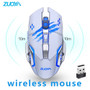 Rechargeable Wireless Silent Gaming Mouse Computer Mute Mice 2.4 GHZ DPI  Power Saving Optical USB for Laptop PC Gamer