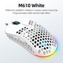 Machenike Gaming Mouse RGB PMW3389 Computer Mouse Gamer Gaming 16000DPI Programmable Adjustable PC Hollow Design 60g LED Light